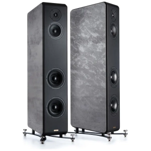 Opera Quinta V2 diffusore da pavimento, coppia in Cement Grey