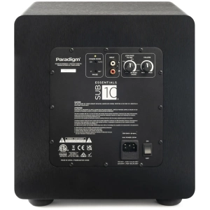 Paradigm Essentials Sub 10 subwoofer attivo in vinile nero spazzolato