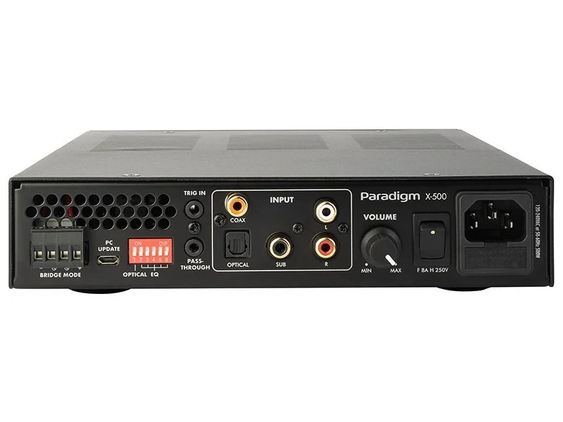 Paradigm X-500 amplificatore finale a due canali in classe D Paradigm X-500 amplificatore finale a due canali in classe D