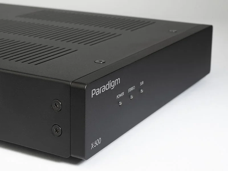 Paradigm X-500 amplificatore finale a due canali in classe D Paradigm X-500 amplificatore finale a due canali in classe D