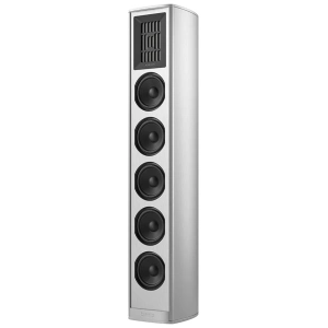 Diffusore da pavimento PIEGA Coax 611 in alluminio – vista laterale senza griglia