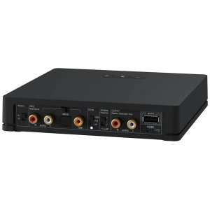 Trasmettitore wireless PIEGA connect nero – vista posteriore con le connessioni