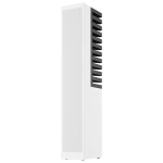 Diffusore da pavimento a dipolo PIEGA Master Line Source 2 Gen2 – vista laterale con griglia