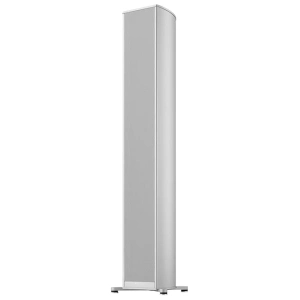 Diffusore da pavimento attivo PIEGA Premium 501 Wireless Gen2 – vista angolata con griglia