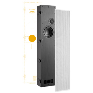 PMC ci90slim – Diffusore sottile da incasso e da parete