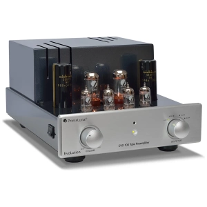 PrimaLuna EVO 100 Preamplificatore valvolare – di tre quarti senza griglia, valvole in vista