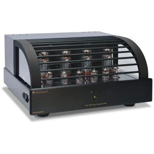 PrimaLuna EVO 300 Amplificatore finale valvolare – vista angolata, nero