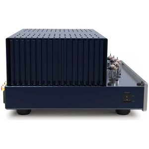 PrimaLuna EVO 300 Hybrid Amplificatore finale ibrido valvolare – vista laterale, argento