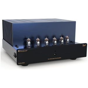 PrimaLuna EVO 300 Hybrid Amplificatore finale ibrido valvolare – frontale, nero