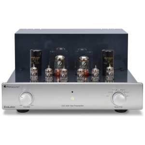 PrimaLuna EVO 300 Preamplificatore valvolare – frontale senza gabbia, valvole in vista
