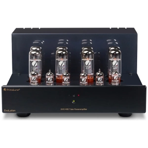 PrimaLuna EVO 400 Amplificatore finale valvolare – frontale, nero