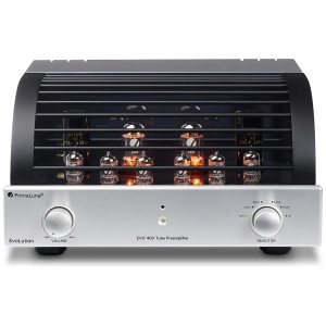 PrimaLuna EVO 400 Preamplificatore valvolare – frontale, argento