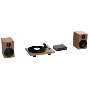 Pro-Ject Colourful Audio System con giradischi Debut Carbon EVO, amplificatore MaiA S3 e diffusori Speaker Box 5 S2