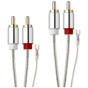 Pro-Ject Connect it Phono E RCA cavo phono con spine RCA e filo di massa