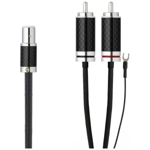 Pro-Ject Connect it Phono RS 5P/RCA cavo phono in argento con spina DIN e connettori RCA