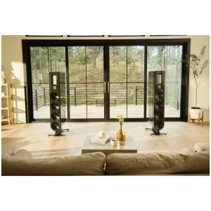 PS Audio Aspen FR30 – coppia Sable Black in salotto