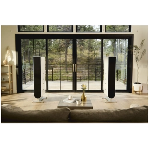 PS Audio Aspen FR30 – coppia Pearl White in salotto