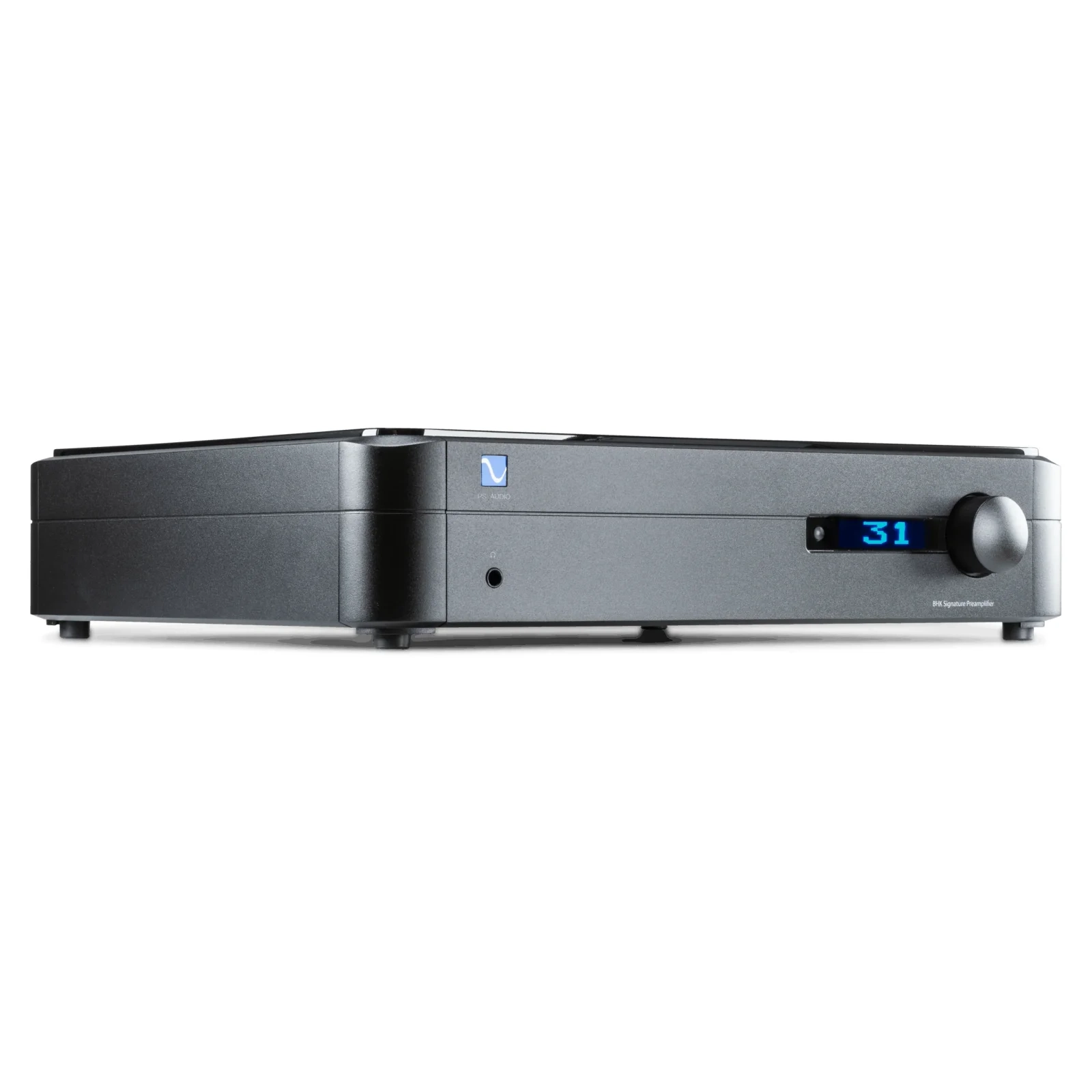 PS Audio BHK Signature Preamplifier β Black, di lato PS Audio BHK Signature Preamplifier β Black, di lato