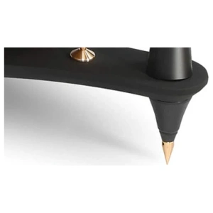 Quadraspire X Reference mobile hi-fi – Dettaglio della punta in bronzo