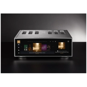 HiFi Rose RS520 streamer all-in-one in finitura Silver con display touch da 12,6 pollici
