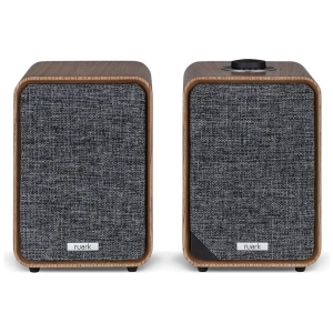 Ruark MR1 MK3 sistema di diffusori attivi Bluetooth Rich Walnut, vista frontale