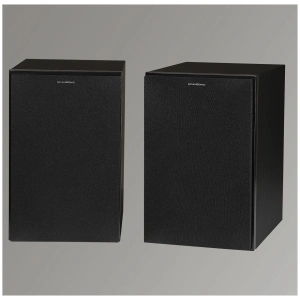 Scansonic HD L5 diffusore da scaffale – vista frontale, finitura nera