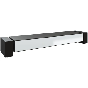 Schnepel X-Lowboard 1900 chiuso, mobile TV basso con 2 ribalte e cassetto – immagine 3