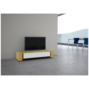 Schnepel X-Lowboard 1400 chiuso, mobile TV basso con 2 ribalte – immagine 3