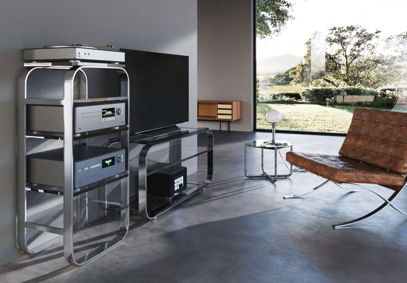 Schroers & Schroers PE-HiFi rack Hi-Fi a 4 ripiani Schroers & Schroers PE-HiFi rack Hi-Fi a 4 ripiani