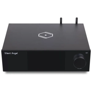 Streamer Silent Angel H1 nero con display e manopola del volume