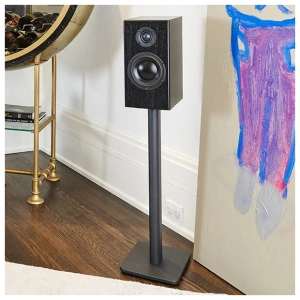 Totem Bison Monitor diffusori da stand – vista del prodotto, finitura black ash