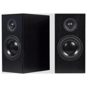 Totem Bison Monitor diffusori da stand – coppia, finitura black ash