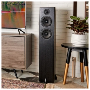 Totem Bison Twin Tower diffusori da pavimento – vista del prodotto, finitura nero