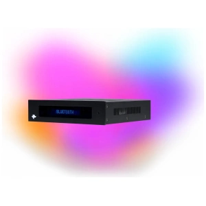 Totem KIN Amp amplificatore stereo Bluetooth – vista del prodotto, finitura nero