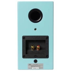 Totem KIN One diffusori da scaffale – vista del prodotto, finitura blu satinato