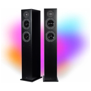 Totem KIN Play Tower II diffusori da pavimento attivi – vista del prodotto, finitura nero