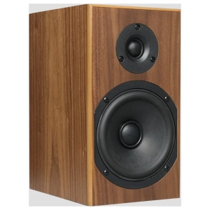 Totem LOON Monitor diffusori da stand – vista del prodotto, finitura black walnut