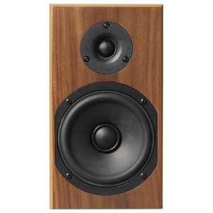 Totem LOON Monitor diffusori da stand – vista del prodotto, finitura black walnut
