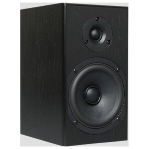 Totem LOON Monitor diffusori da stand – vista del prodotto, finitura black ash