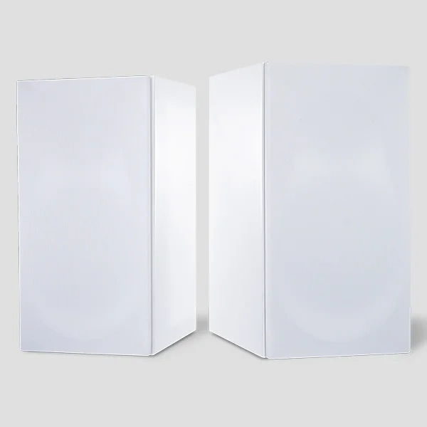 Totem Signature One diffusori da stand – con griglia montata, finitura bianco satinato Totem Signature One diffusori da stand – con griglia montata, finitura bianco satinato