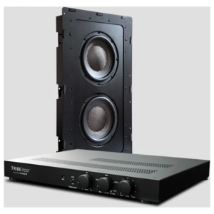 Totem Tribe Sub In-Wall Double 8 subwoofer da incasso – nero senza griglia