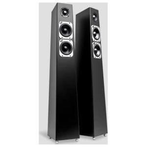 Totem Tribe Tower diffusori da pavimento – vista del prodotto, finitura nero satinato