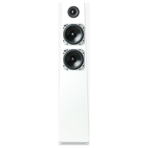 Totem Tribe Tower Thunderbird diffusori da pavimento – vista del prodotto, finitura bianco satinato