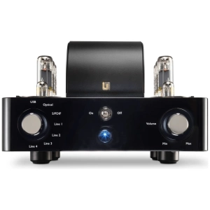 Unison Research S6 Black Edition – vista frontale