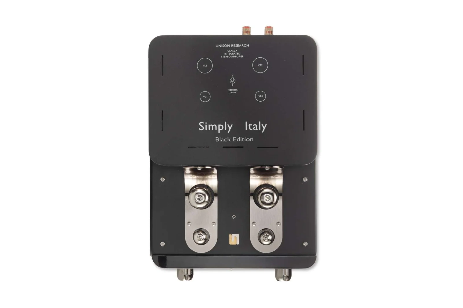 Unison Research Simply Italy Black Edition – vista dall’alto Unison Research Simply Italy Black Edition – vista dall'alto
