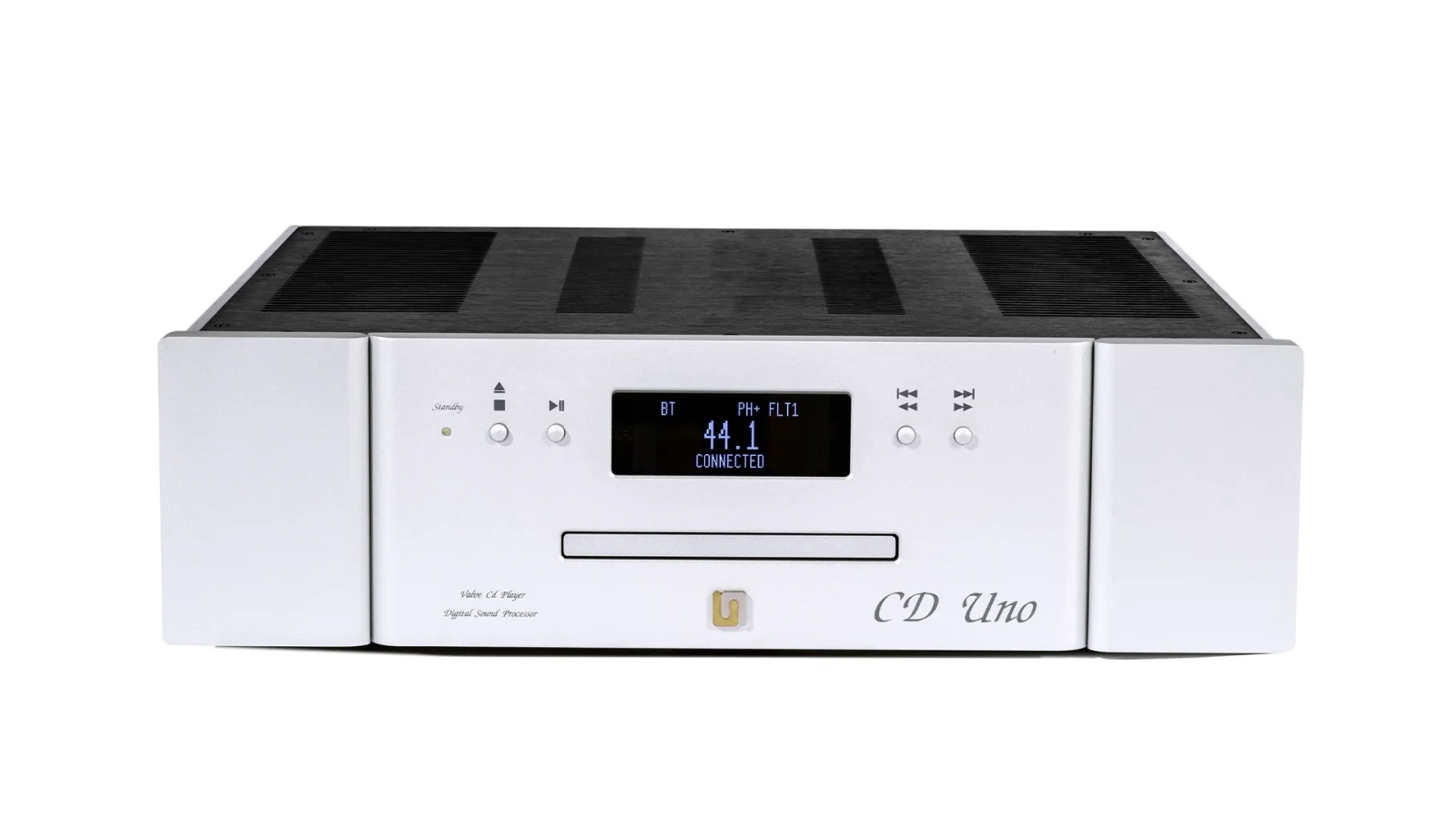 Unison Research Unico CD Uno β Silver, vista frontale Unison Research Unico CD Uno β Silver, vista frontale