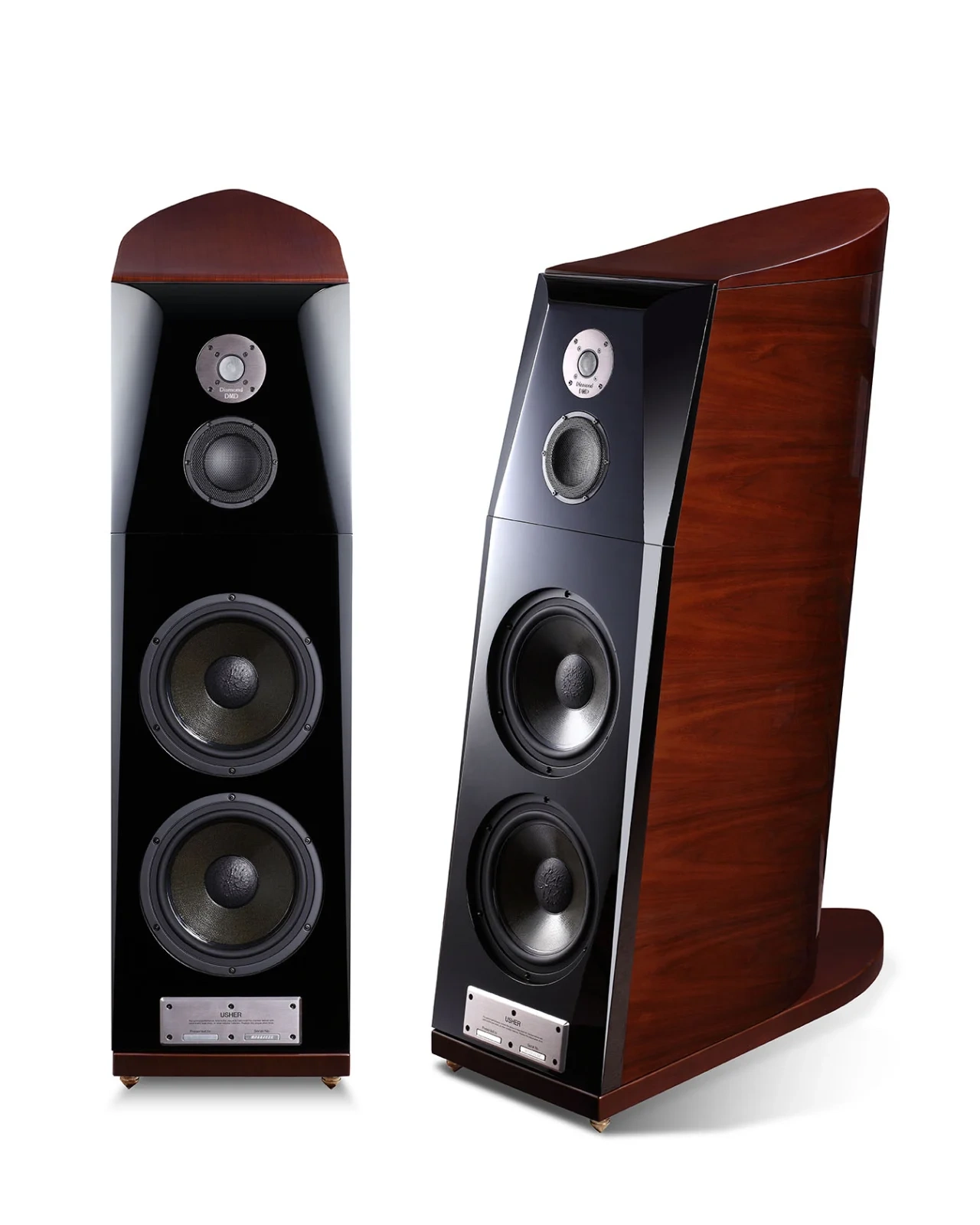 Usher TD-20 diffusori da pavimento in noce Usher TD-20 diffusori da pavimento in noce