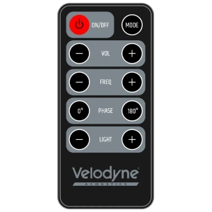 Velodyne Impact X 10 subwoofer attivo – telecomando (foto della serie)