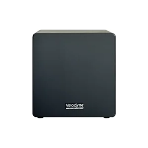 Velodyne MiniVee X subwoofer attivo – vista frontale con indicazioni tecniche