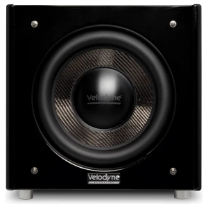Velodyne SPL-X 10 subwoofer attivo nero lucido – Vista frontale